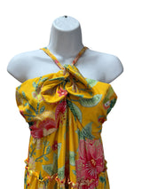 Size M yellow and pink Dress