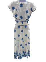 piti cuiti Size S WHITE AND BLUE Dress