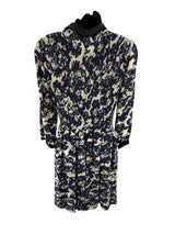 EDME &ESYLLTE Size 6 navy & white Dress