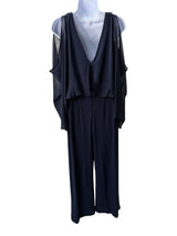 FRANK LYMAN Size 10 Navy jumpsuit