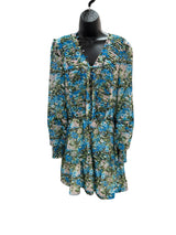 Allison New York Size L blue and pink Dress