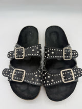 Hartford 6.5 black and silver SHOES