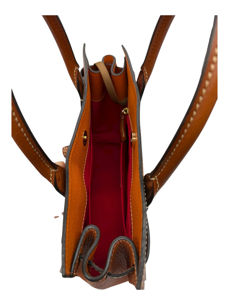 Dooney & Bourke orange and brown Handbag