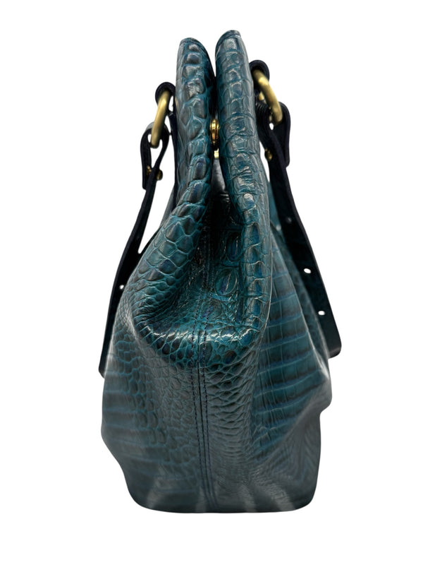 BRAHMIN Teal Handbag