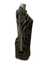 aidan Size 8 black and gold Dress