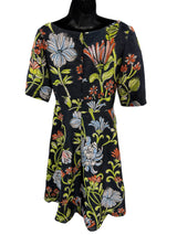 Lela Rose Size 2 black and green Dress