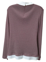 TORY BURCH Size L Burgundy TOPS