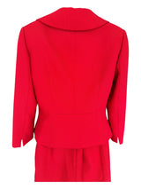 TAHARI Size 6 Red SUIT SET