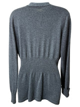 J MCLAUGHLIN Size L grey Cardigan