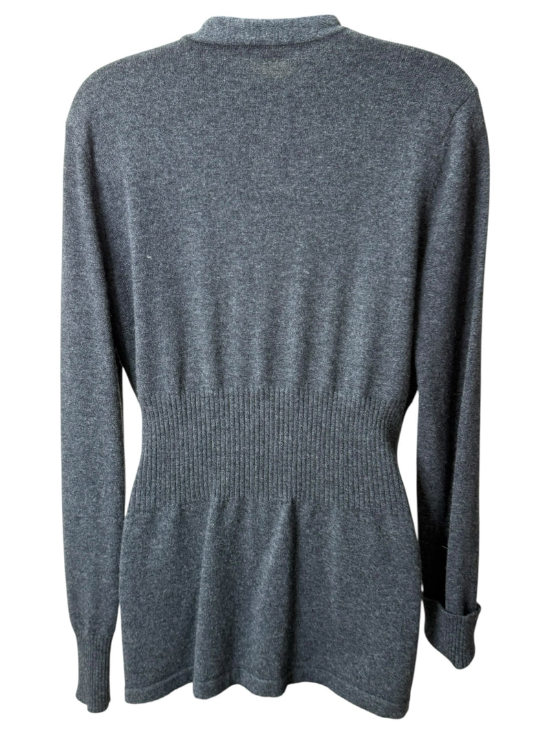 J MCLAUGHLIN Size L grey Cardigan