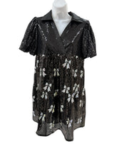 simply southern Size S black and white Dress