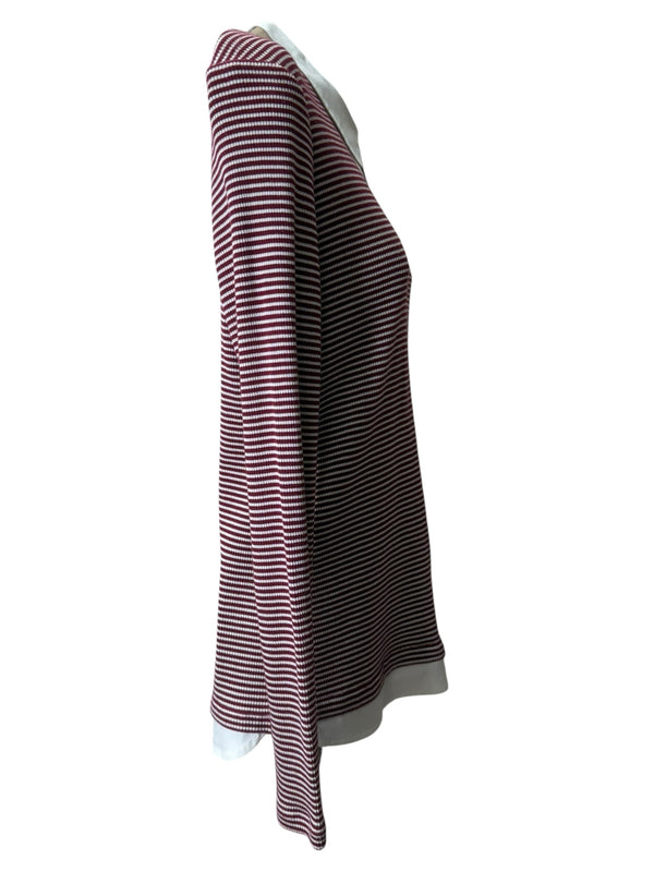 TORY BURCH Size L Burgundy TOPS
