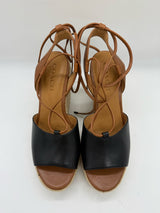 Coach 9 tan and black SHOES