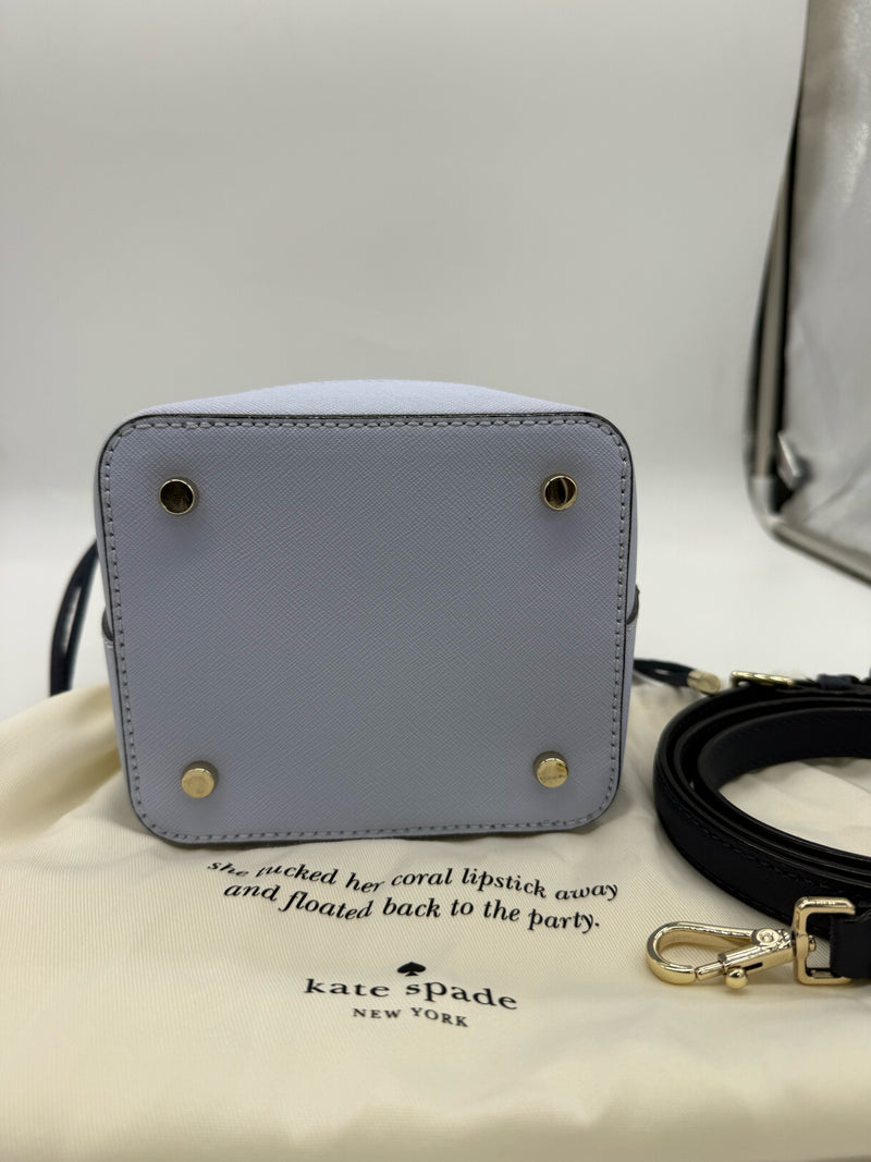 KATE SPADE beige/periwinkle Handbag