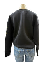 ANTHROPOLOGIE Size M Black Sweatshirt