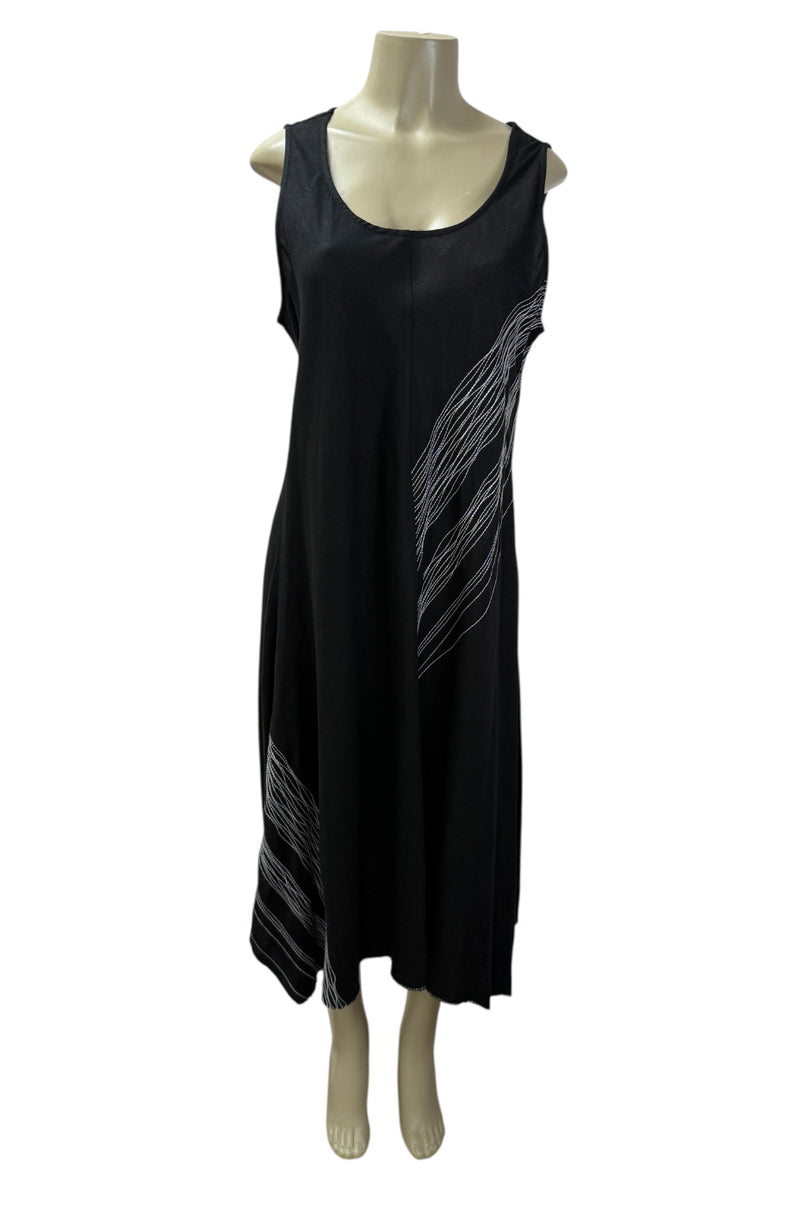 NEIMAN MARCUS Women Size XL b/w Dresses