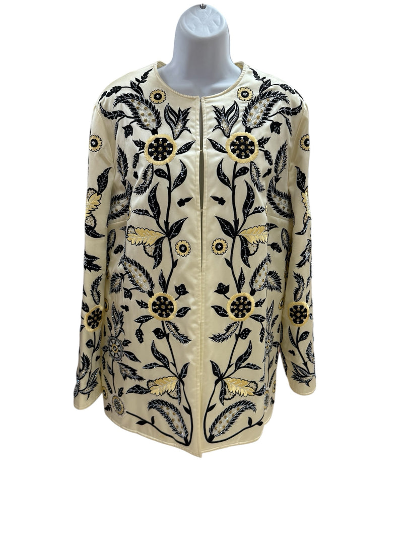 oscar de la renta Size 12 yellow and black Jacket