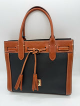 dooney and bourke black and tan Handbag