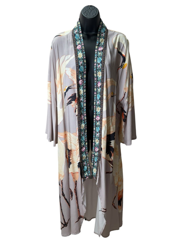ARATTASILENTJOURNEY Size OS purple multi Duster