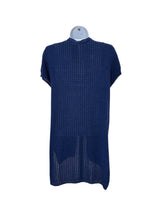 Kinross Cashmere Size M Blue Cardigan
