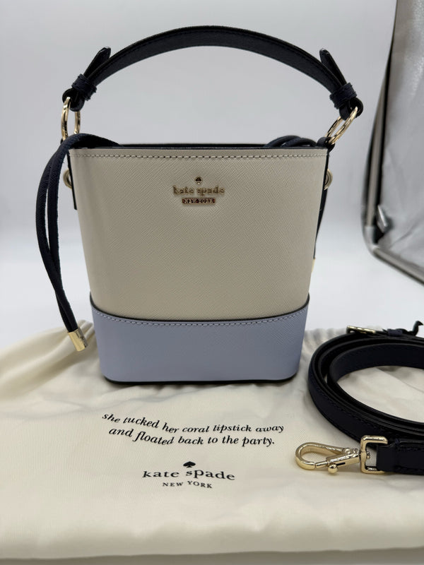 KATE SPADE beige/periwinkle Handbag