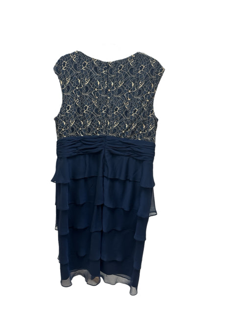 london times Size 16W Navy Dress