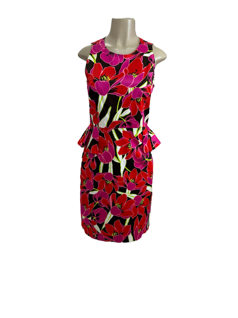 KATE SPADE Size 8 red and pink Dress