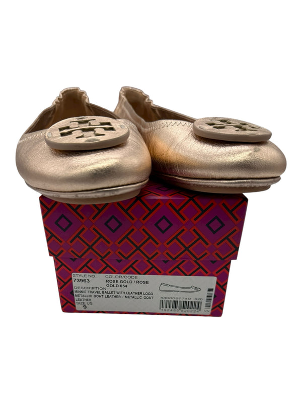TORY BURCH 9 rose gold SHOES