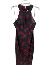 TRINA TURK Size 6 black and purple Dress