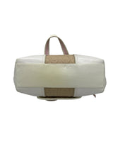 Coach tan and white Handbag