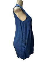 faherty Size M Blue Dress
