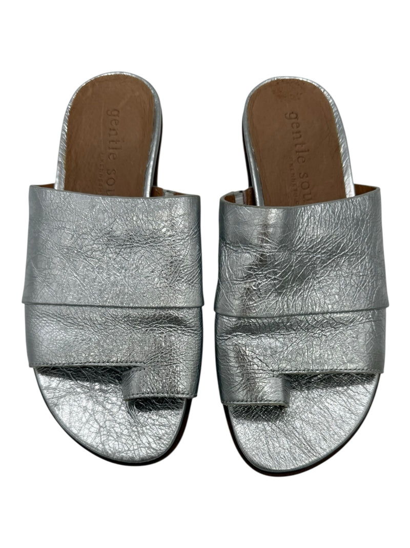 GENTLE SOULS 6.5 Silver SHOES