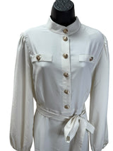 ann taylor Size 8 Creme Dress