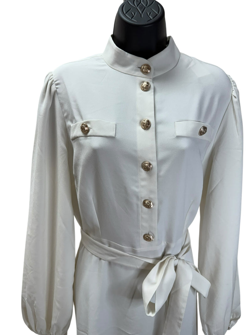 ann taylor Size 8 Creme Dress