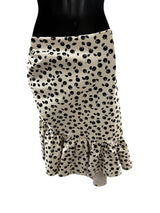 Maeve Size XS Cream and Black Skirt