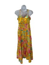 Size M yellow and pink Dress
