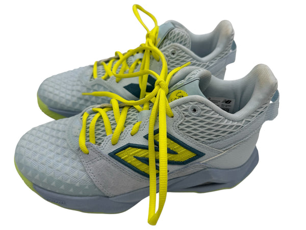NEW BALANCE 7.5 blue and yellow SHOES