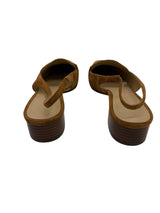 Veronica Beard 8 tan and gold SHOES