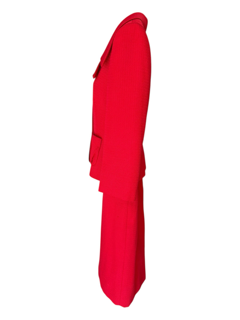 TAHARI Size 6 Red Skirt