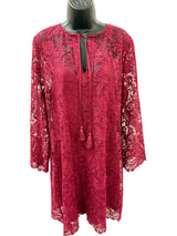 johnny was Size M Burgundy Dress
