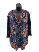 SOFT SURROUNDINGS Size XL blue multi TOPS