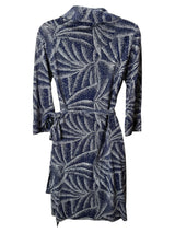 Diane Von Furstenberg Size 10 BLUE & AQUA Dress