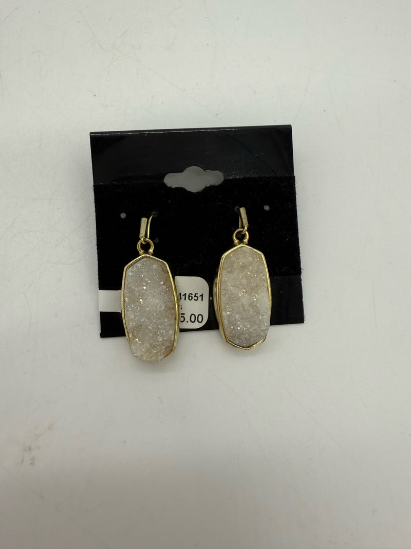 Kendra Scott White Earrings