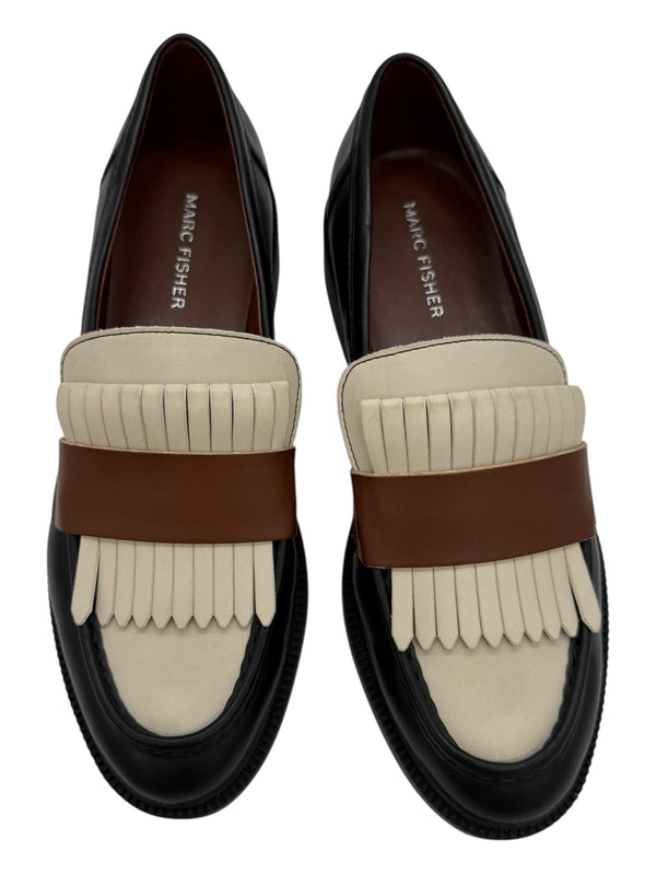 marc fisher 8.5 black and cream SHOES