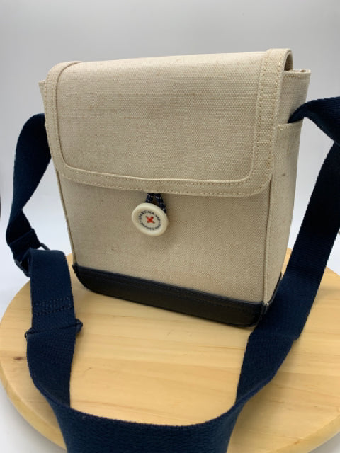 Spartina cream and navy handbags