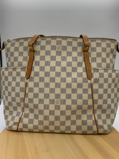 Louis Vuitton Lv Ghw 2way Shoulder Crossbody Bag Handbag Damier Azur White Used  Auction