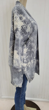 Size XS avant toi gray and cream Cardigan