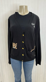 Size XL KATE SPADE black and tan TOPS
