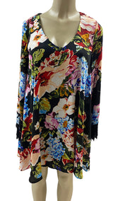 show me your mumu Size S black floral Dress