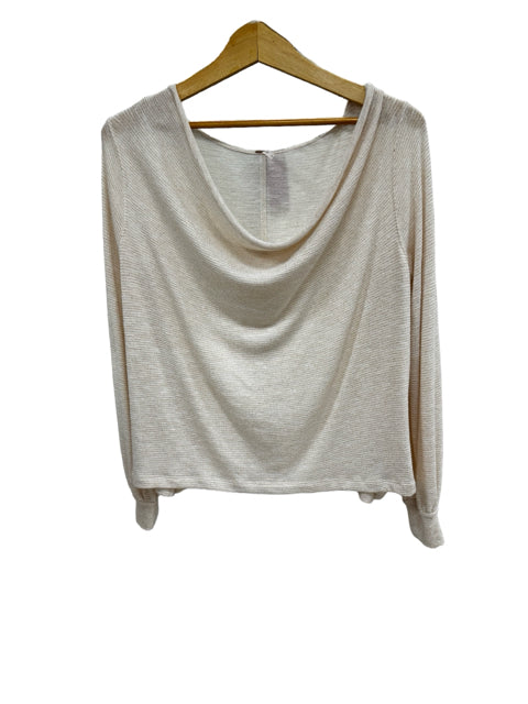 free people Size S white and gold TOPS